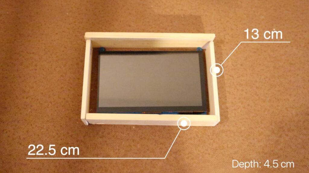 Construction of the Smart CCTV display monitor