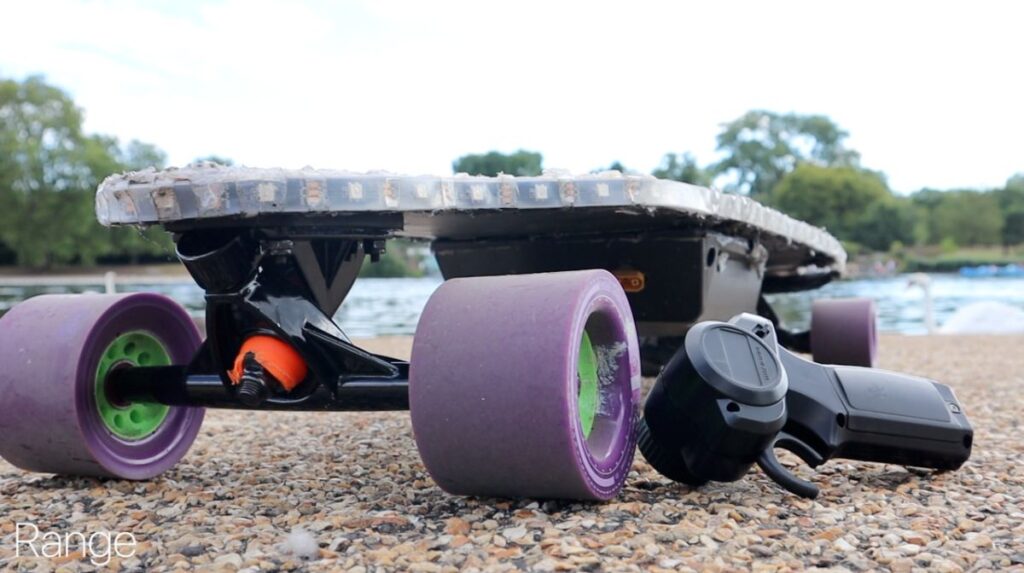 DIY Electric Skateboard - Range by the River