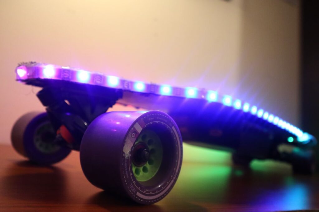 DIY Electric Skateboard - RGB LED
