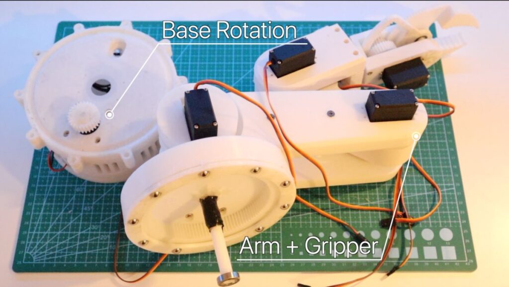robotic arm main parts