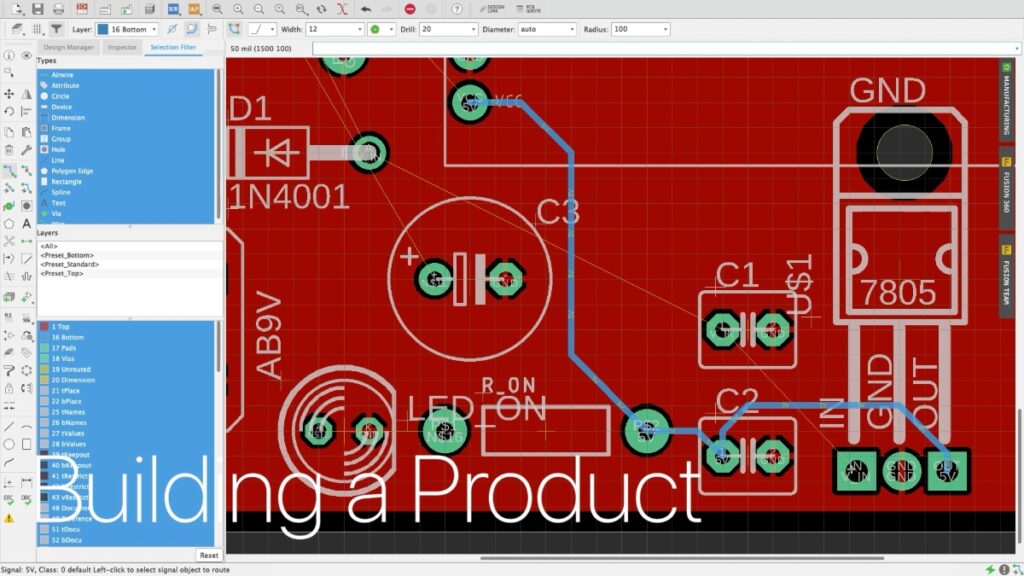 lightvest board pcb