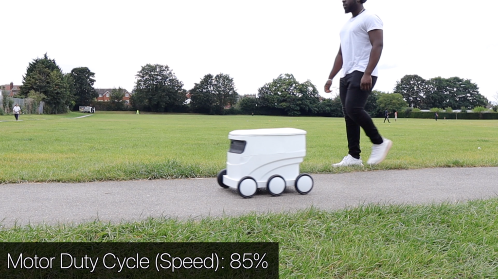 delivery robot speed slow
