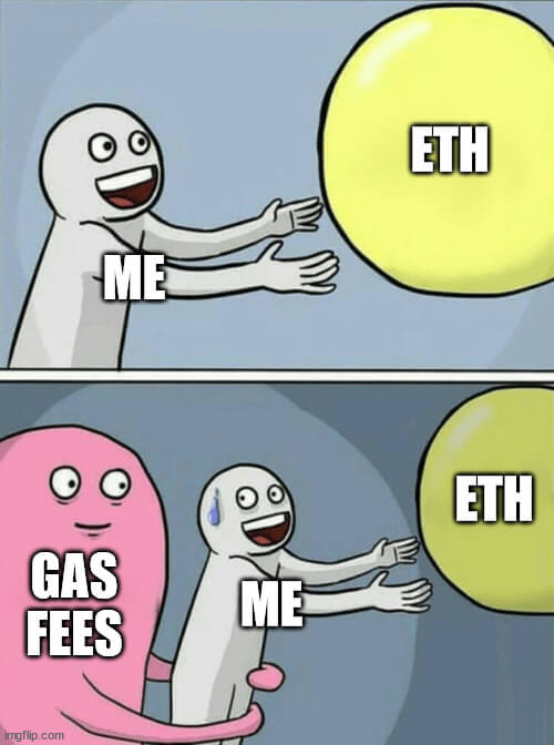 ethereum gas fees are too high meme