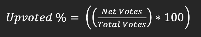 joinsapce - upvoted formula equation